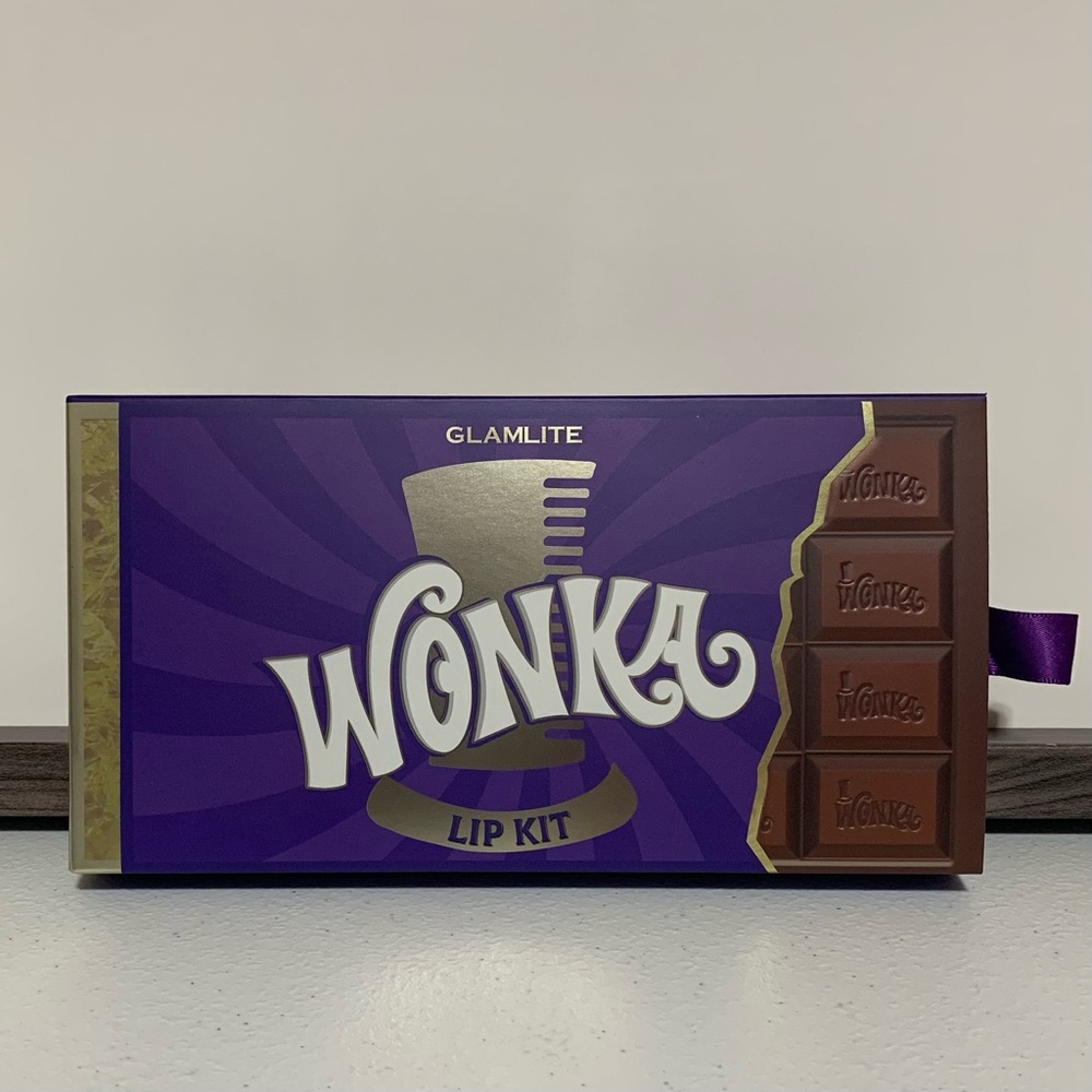 Wonka x Glamlite Lip Kit-New in Box